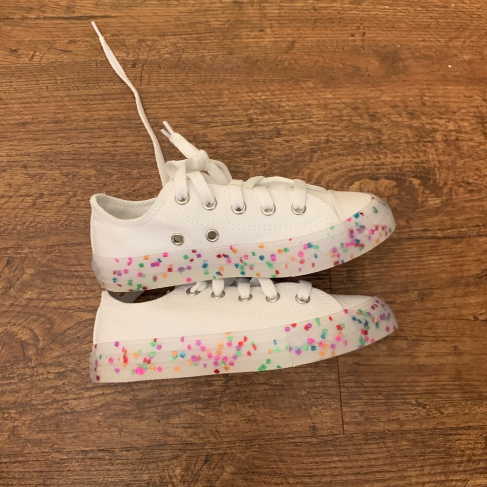 Girls Confetti Converse